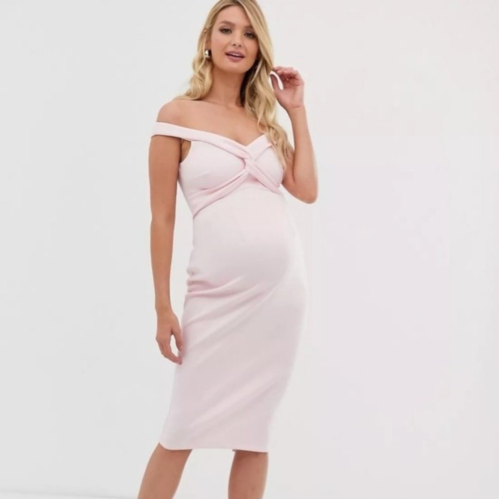 Asos Maternity dress size 8 Light pink sleeveless